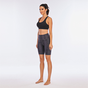 Women High Waist Printed Yoga <b>Shorts</b> Spandex Polyester Knitted Quick Dry Sporty Fitness Biker <b>Shorts</b> - Product Image 6