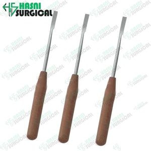 Nouveautés Os Raspatoire Courbé avec Manche Tufnol Acier Inoxydable par Hasni Surgical CE ISO Approved - Product Image 5