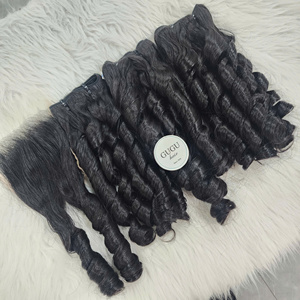 Cabello Humano Remy de Vietnam, Pelucas de Encaje Francés Transparente sin Pegamento, Ondas Profundas con Frontal 13x6 - Product Image 3
