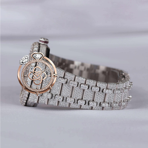 Reloj de Diamantes Moissanite de Alta Calidad para Hombre, Completamente Cubierto con Piedras VVS - Product Image 4