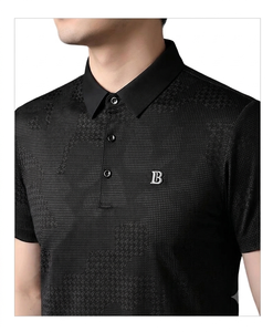 Polo homme coupe classique, col classique, t-shirt décontracté à manches courtes, confortable, élégant, pour le bureau, les week-ends - Product Image 4