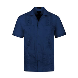 Camisas Casuales de Manga Corta a Rayas para Hombre, Transpirables, para Uso Diario en Verano, Poliéster/Algodón - Product Image 3