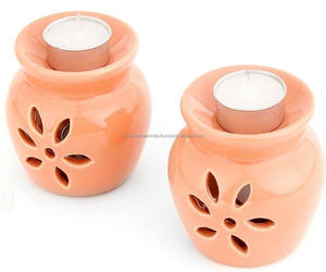 Quemador de Aceite para Velas de Té de Cerámica, Quemador de Cera Ecológico para Aromaterapia, Ideal para Yoga, Spa, Decoración del Hogar y Dormitorio - Product Image 3
