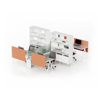 Poste de travail de luxe écriture à domicile Table de direction postes de travail du personnel ordinateur bureau mobilier de bureau moderne