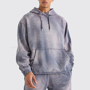 Acid Wash <b>Tracksuit</b> Fashionable Street Style Outfit With Comfortable Fit And Modern Look - Product Image 5