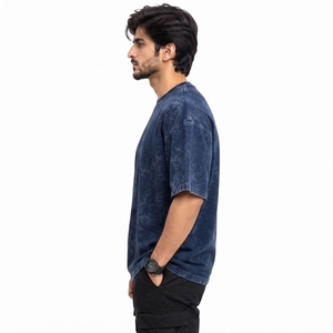 เสื้อยืดโอเวอร์ไซส์ผ้าทนทาน สวมใส่สบายทุกวัน แฟชั่นลำลองสำหรับผู้ชาย เสื้อยืดโอเวอร์ไซส์ผ้าเนื้อนุ่มสำหรับผู้ชาย - Product Image 3