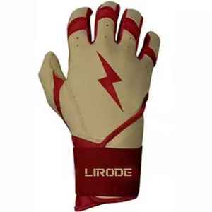 Guantes de Béisbol Personalizados de Piel de Cabra de Primera Calidad con Logotipo, Ambidiestros, con Cierre de Velcro - Product Image 6