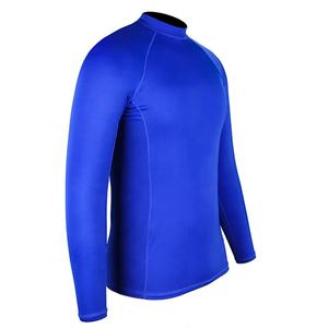 Protector de sarpullido mma liso para hombre, manga larga, la mejor calidad - Product Image 2