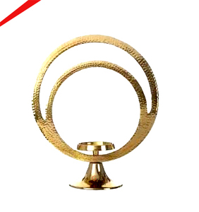Porte-bougie décoratif en métal, porte-bougie en verre pour la décoration de la maison, couleur or, haute qualité pour la décoration - Product Image 2