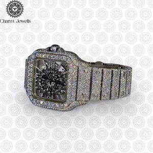 Charm_Jewells Luxury Stainless Steel Square <b>Watch</b> 30mm Sapphire Crystal Quartz Movement Analog Butterfly Clasp Women Fashion - Product Image 3