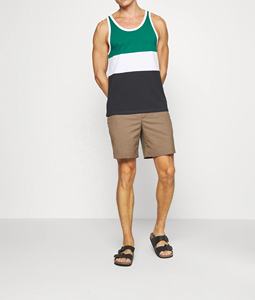 Débardeur d'entraînement personnalisé OEM pour hommes, respirant en coton blanc, vêtements de fitness et de gymnastique décontractés, coupe surdimensionnée, T sans manches de grande taille - Product Image 3