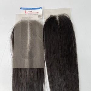 วิกผมชาวสวิสทรงตรงแบบมีลูกไม้ขนาด2x6 4x4 5x5 6x6วิกผมแท้จากเวียดนาม - Product Image 5