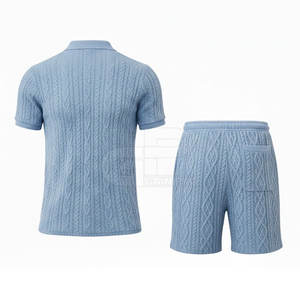 Ensemble de shorts pour hommes, respirant, confortable, coupe flexible, idéal pour la salle de sport, la course à pied, l'entraînement ou les tenues décontractées - Product Image 2