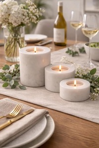 High Quality Resin <b>Candle</b> Holder For Home Decor Handmade Multi Color Resin <b>Candle</b> Stand Tealight Birthday Party Christmas Decor - Product Image 3