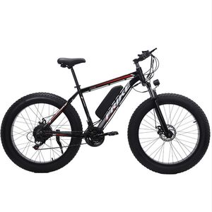 Vélo électrique avec moteur sans balais 250W, cadre en acier, roues de 26 pouces, 21 vitesses, freins à disque, batterie au lithium, léger, pour adultes, montagne - Product Image 2