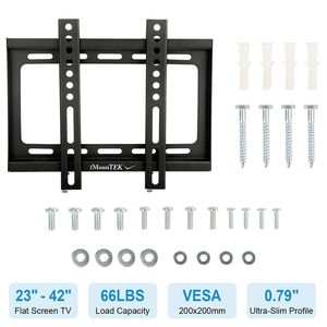 Supporto a Parete Fisso per TV LED/LCD/PLASMA da 23"-42" VESA 200x200mm Supporti e Carrelli per TV - Product Image 2