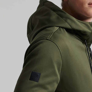 Custom Men's Hooded Softshell <b>Jacket</b> <b>Waterproof</b> Windproof Full Zip Outdoor Hiking Workwear <b>Winter</b> OEM Logo Wholesale - Product Image 4