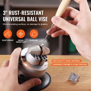 Utensile per Incisione Gioielli, Morsa a Sfera Girevole a 360°, 70 Pezzi di Accessori, Morsa per Incisione da 3 Pollici - Product Image 2