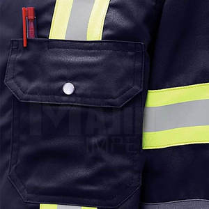 เสื้อเชิ้ตแขนยาวสำหรับทำงาน ใส่สบาย ทนทาน เหมาะสำหรับชุดยูนิฟอร์มสำนักงาน เสื้อเชิ้ตทำงานผู้ชายแบบมืออาชีพ ติดกระดุม - Product Image 6