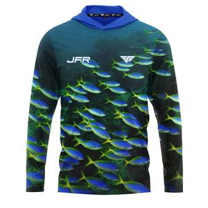 Sudadera de Pesca para Hombre JFR, Impresión por Sublimación, UPF 50, Anti-UV, Manga Larga, con Diseño de Peces, Ropa para Exteriores - Product Image 1