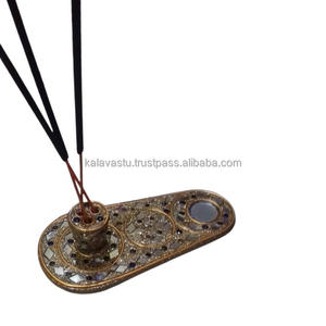 Premium Lac Mirror Kalavastu Incienso Stick Burner Ash Catcher Cone Holder Agarbatti Stand All-Season Aroma Therapy Incienso - Product Image 1