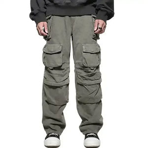 New Arrival <b>Men's</b> <b>Cargo</b> <b>Trousers</b> <b>Lightweight</b> Casual Premium Pockets Custom Made Wholesale New Arrival <b>Men's</b> <b>Cargo</b> <b>Trousers</b> - Product Image 1