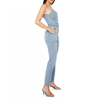 Combinaison Élégante Femme Épaules Dénudées, Tenue Une Pièce, Pantalon Large Long, Vêtement de Soirée Tendance, Vente en Gros, Taille Personnalisée