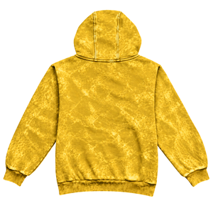 Sweat-shirt à capuche décontracté en molleton délavé à l'acide, avec cordon de serrage, poche kangourou, poignets et ourlet côtelés, style streetwear, taille 2XL - Product Image 2