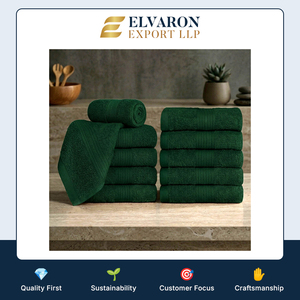 Toalla de algodón premium, suave, absorbente y reutilizable para hoteles, spas, hostelería y suministro al por mayor. - Product Image 6
