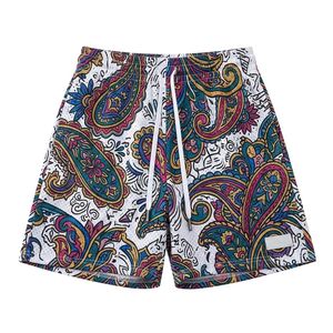 Vibrant Multi Color Paisley Artistic Streetwear <b>Trunks</b> Tailored Fit Sublimation Mesh Shorts - Product Image 1