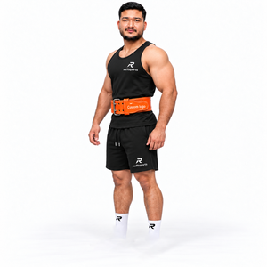 Ceinture de musculation en cuir OEM avec logo personnalisé et soutien lombaire, équipement de sport durable, fournisseur OEM ODM d'équipements de gym - Product Image 3