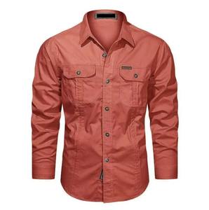 Camisa Casual de Manga Larga de Mezclilla para Hombre, Camisa de Fiesta de Manga Larga para Hombre, Camisa Formal de Algodón Transpirable para Hombre - Product Image 6