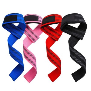Sangles de musculation professionnelles personnalisées respirantes unisexes en coton et nylon pour l'entraînement en salle de sport et les exercices de fitness - Product Image 5
