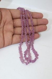 Cuentas Facetadas de Turmalina Rosa Natural al por Mayor, Forma de Lágrima, 2.5x3-3.5x5mm, Tamaño del Orificio 0.40mm, para Fabricación de Joyería - Product Image 6