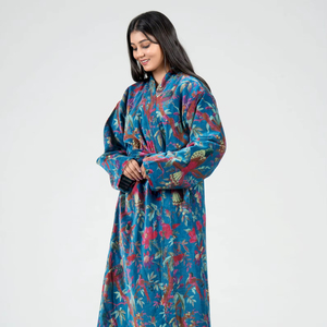 ชุดกิโมโนกำมะหยี่วินเทจสำหรับผู้หญิงขายส่ง – เสื้อคลุมกำมะหยี่ผ้าฝ้ายสุดหรูสำหรับเพื่อนเจ้าสาวและชุดน้ำชาสำหรับใส่ในชีวิตประจำวัน - Product Image 1