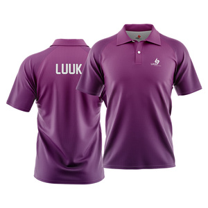 เสื้อโปโลสั่งทำขายส่ง 100% โพลีเอสเตอร์ ซับเหงื่อ เสื้อกอล์ฟ ปักโลโก้ตามสั่ง ชุดยูนิฟอร์ม โรงงานผู้ผลิต OEM - Product Image 1