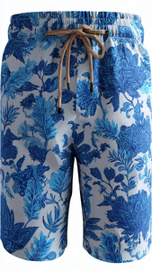 Shorts de Playa Sublimados 100% Poliéster para Hombre, Shorts de Baño Estampados para Hombre, Traje de Baño - Product Image 5