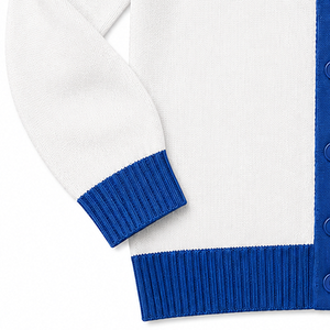 Zeta beta Sorority Embroidery <b>university</b> college Women Cardigans Sorority Embroidered Ladies Custom Style Woolen Cardigan - Product Image 4