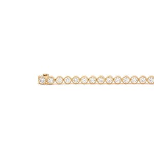 Bracelet chaîne à maillons en diamant moissanite pour femme, argent sterling 925, bijoux élégants et tendance, cadeau - Product Image 3