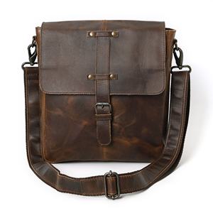 Bolso Bandolera de Cuero Hunter con Cera Dura Premium para Hombre, para Oficina y Viajes - Product Image 1