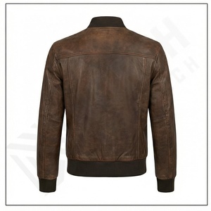 แจ็กเก็ตหนังแท้สำหรับผู้หญิงดีไซน์ใหม่แจ็กเก็ตหนังแท้แบบปรับขนาดได้และมีซิป - Product Image 3