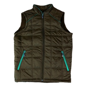 Care Master New Waterproof High Quality Men Puffer vest Splicing <b>Colour</b> Block Quilted Custom Logo Printing Mens Puffer Vest - Product Image 4