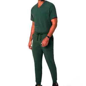 Camisa Médica de Popelina Premium, Transpirable, Ligera para Verano, Uniforme Profesional para Personal de Hospital, para Hombre - Product Image 2
