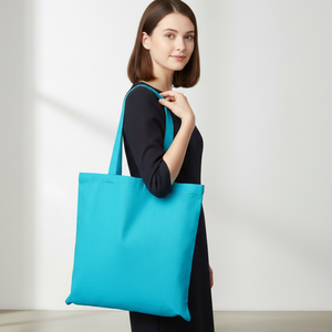 Customized Logo Organic Cotton Plain Canvas Tote Bag | Biodegradable Recyclable Shopping <b>Handbag</b> Storage & Promotion Wholesale - Product Image 3