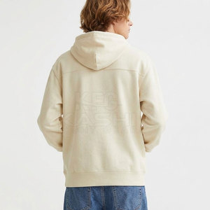 Sudaderas con capucha de invierno para hombre con media cremallera, 100% algodón polar, tela cómoda y suave, transpirable, ecológica, antiarrugas, costuras resistentes - Product Image 3