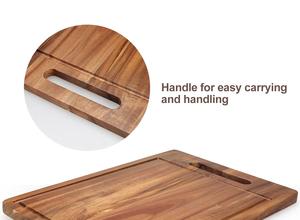 เขียงไม้สำหรับใช้ในครัวเนื้อแข็งทนทานและพื้นผิวเรียบสำหรับเขียงใช้งานประจำวัน - Product Image 5