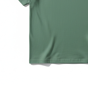 T-shirt Premium 300 g/m² Coupe Boxy Homme Streetwear Urbain Épaules Tombantes Uni Personnalisable Broderie Sérigraphie T-shirt Vierge - Product Image 3