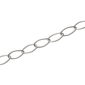 Cadena de Eslabones Grandes de Plata 925 de 40 cm, Cadenas de Plata de Ley 925 para Hombres, Mujeres y Niños - Product Image 2