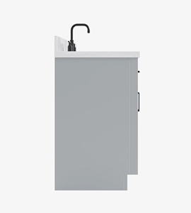 Meuble-lavabo de salle de bain personnalisé Timothy 66 pouces, meuble simple avec lavabo, seulement 5 options de finition, directement de l'usine au Vietnam - Product Image 3
