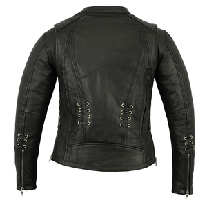 Premium <b>Mens</b> <b>Leather</b> Biker <b>Jacket</b> Rugged Motorcycle Inspired Genuine <b>Leather</b> Fashion Comfortable Long Lasting Wear - Product Image 4